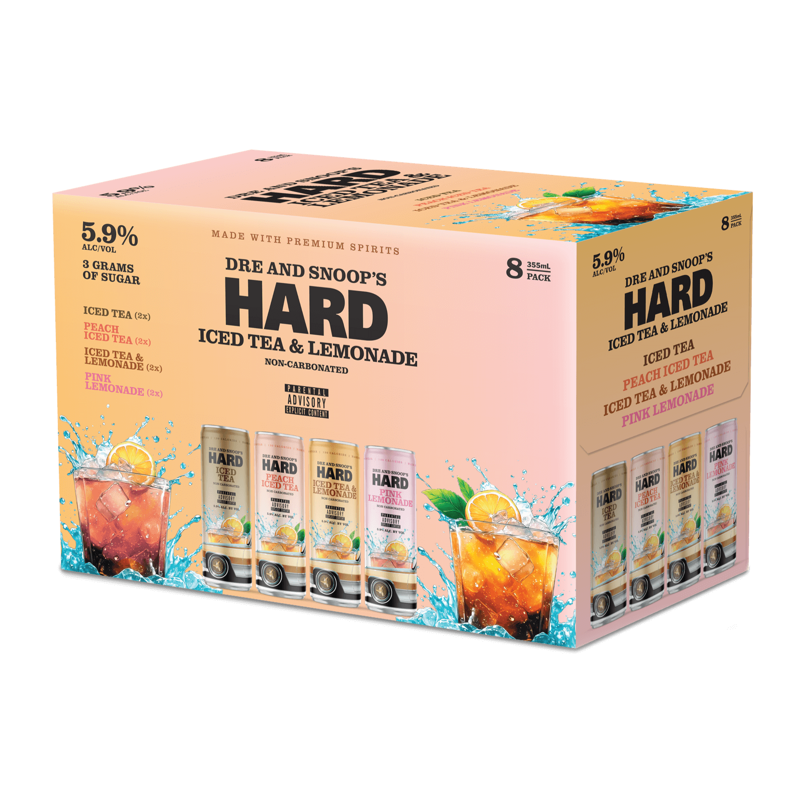 Hard Iced Tea & Lemonade Pack | Gin&Juice By Dre and Snoop
